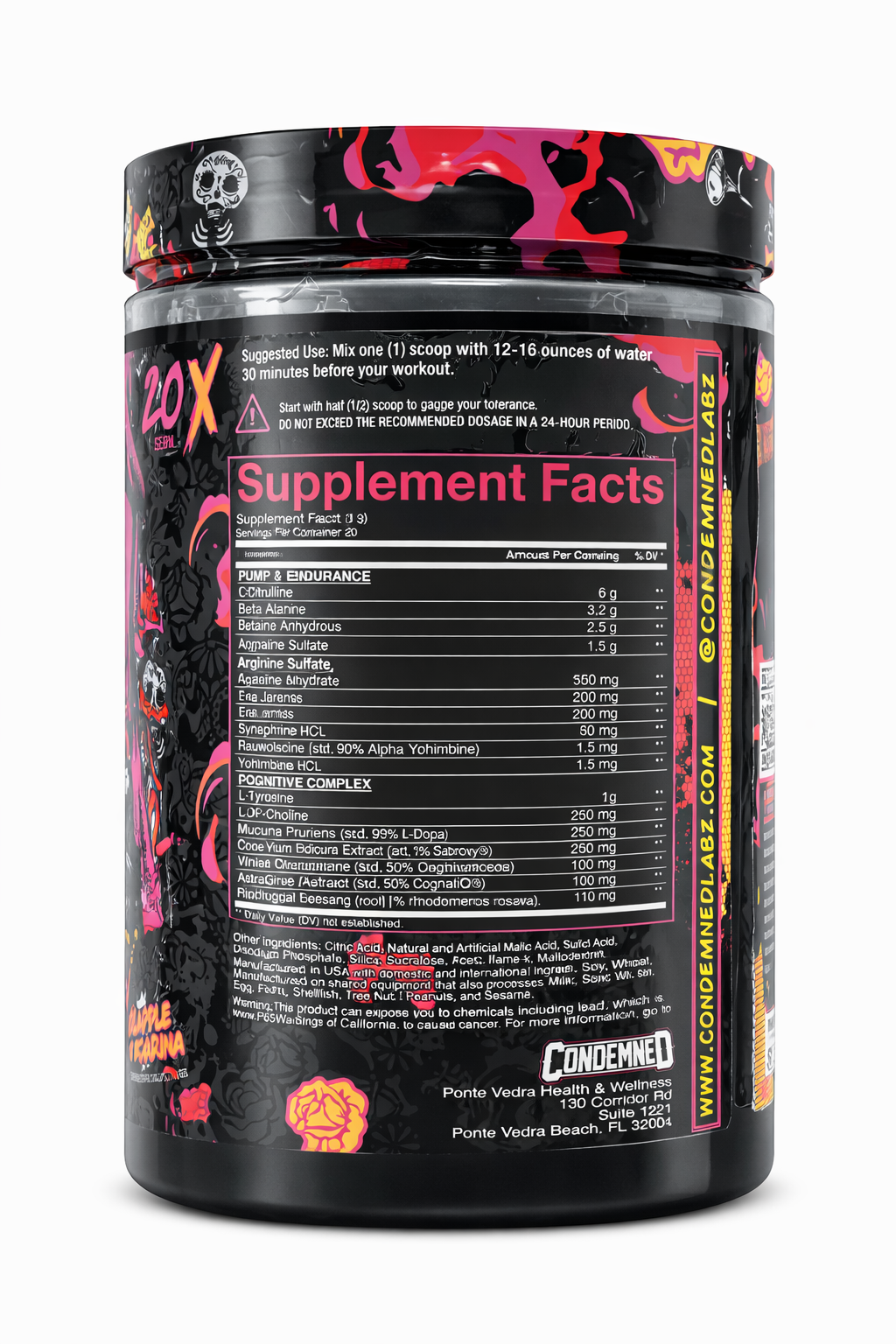 CONDEMNED LABZ SOULS 4 SALE PRE-WORKOUT