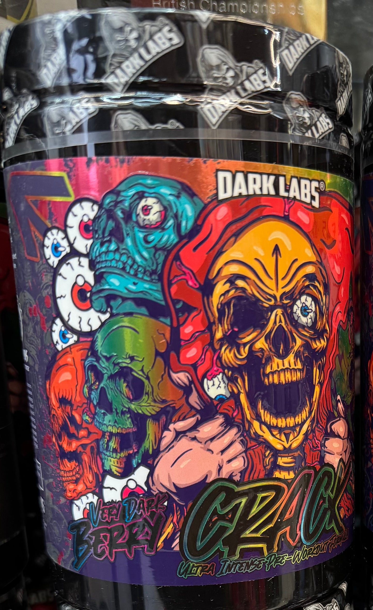 Dark Labs Crack OG Pre-Workout (New Formula) Very dark berry flavour