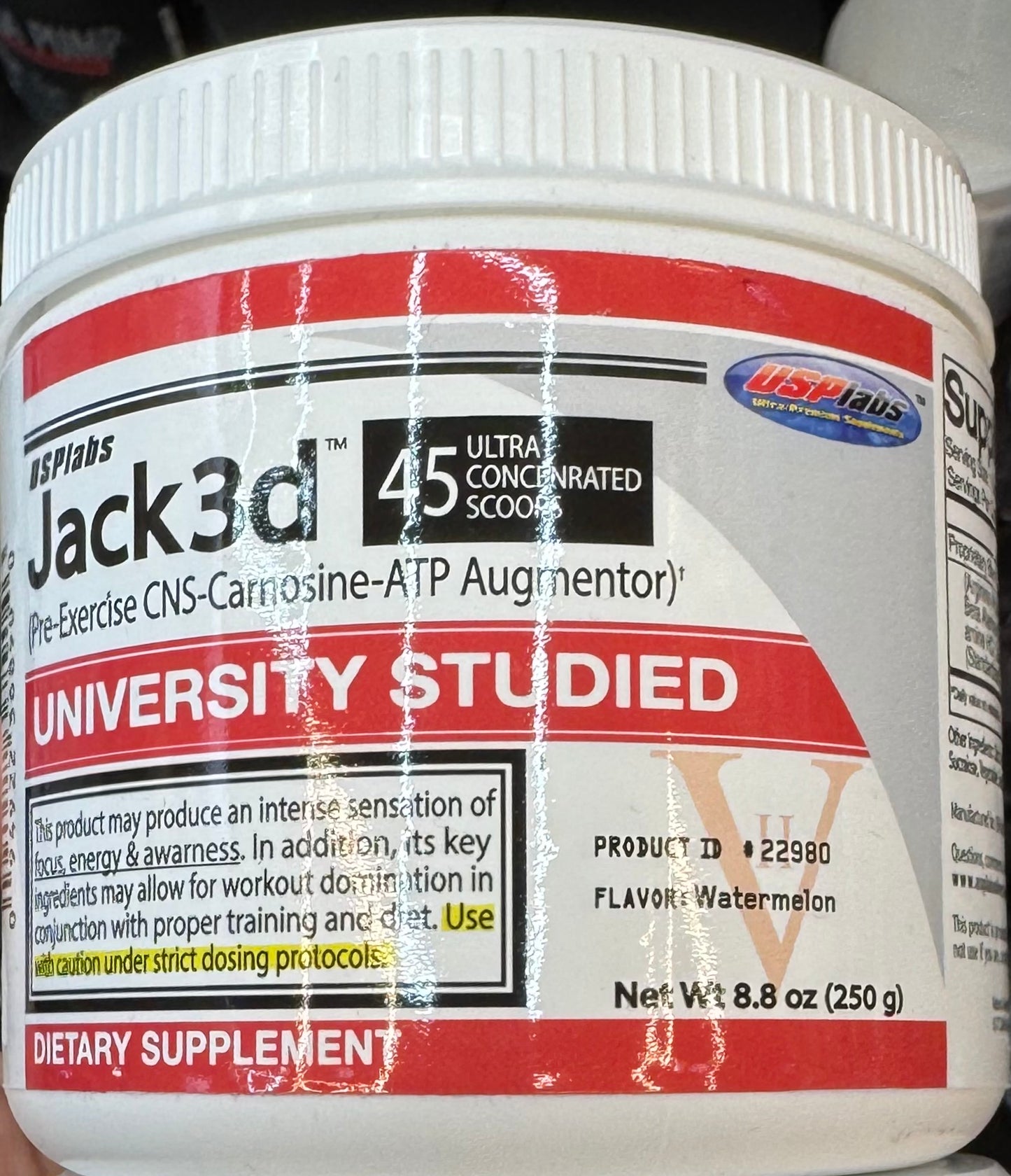 USP labs Jack3d preworkout