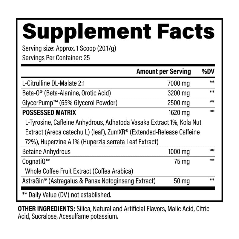 BLACK MAGIC - BZRK PREWORKOUT