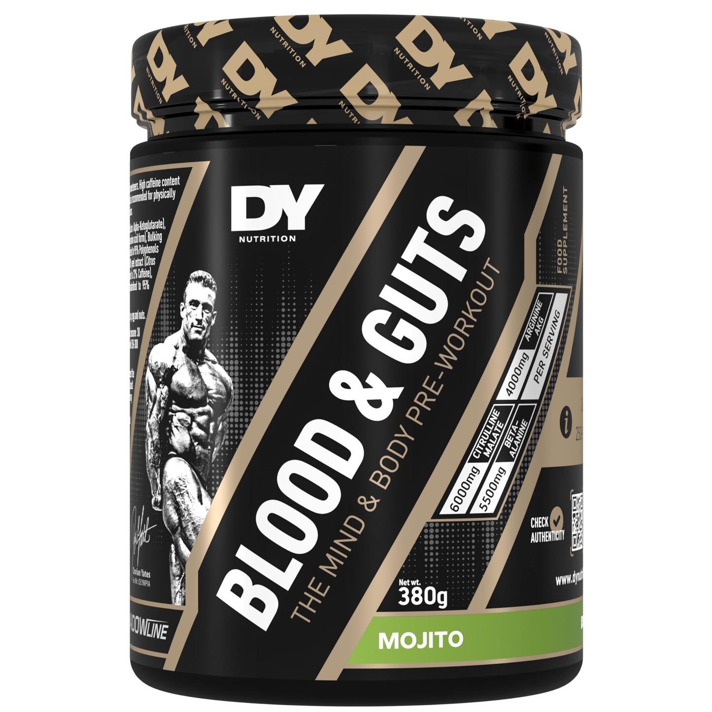 Dorian Yates DY - Blood & Guts Pre-Workout - 20 Servings
