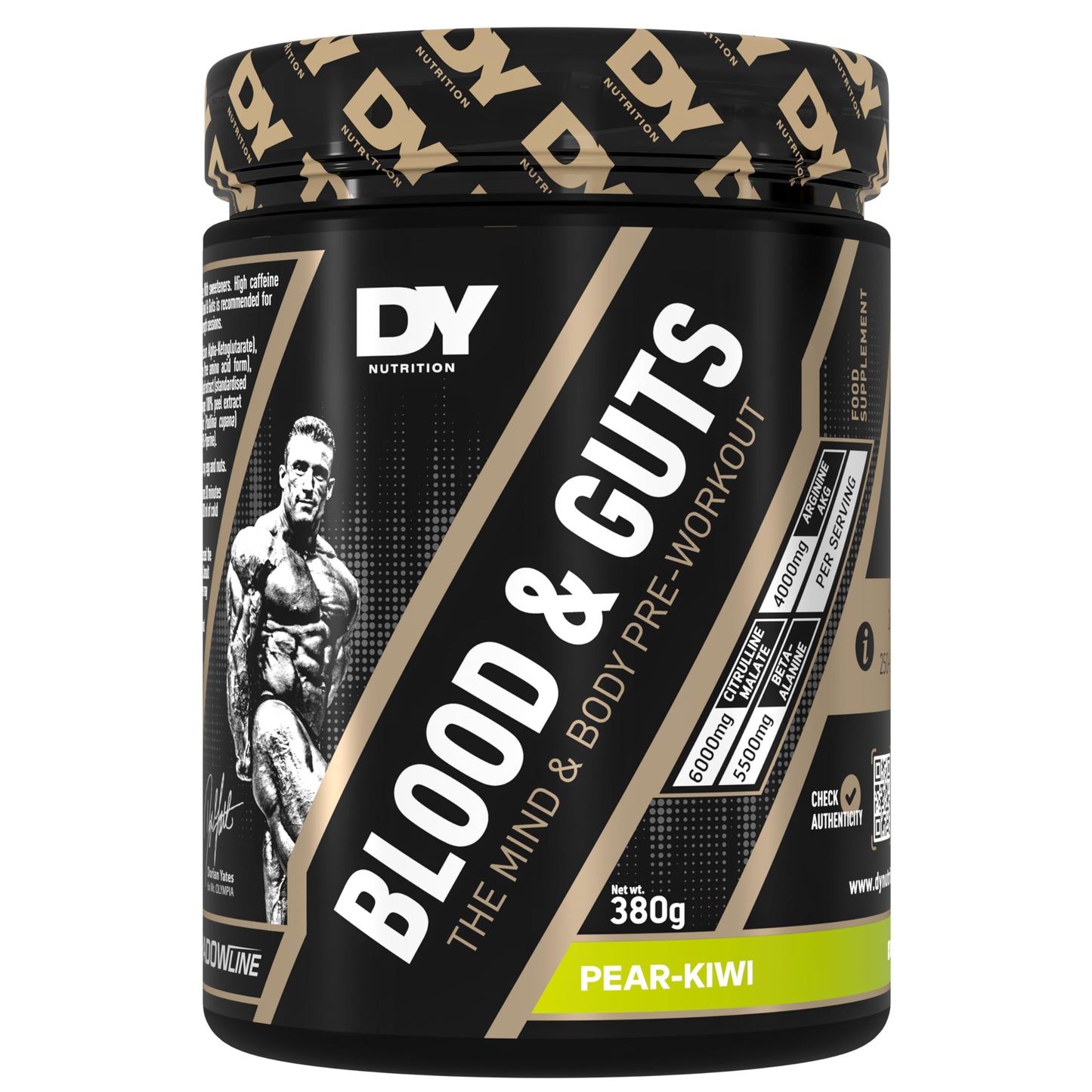 Dorian Yates DY - Blood & Guts Pre-Workout - 20 Servings