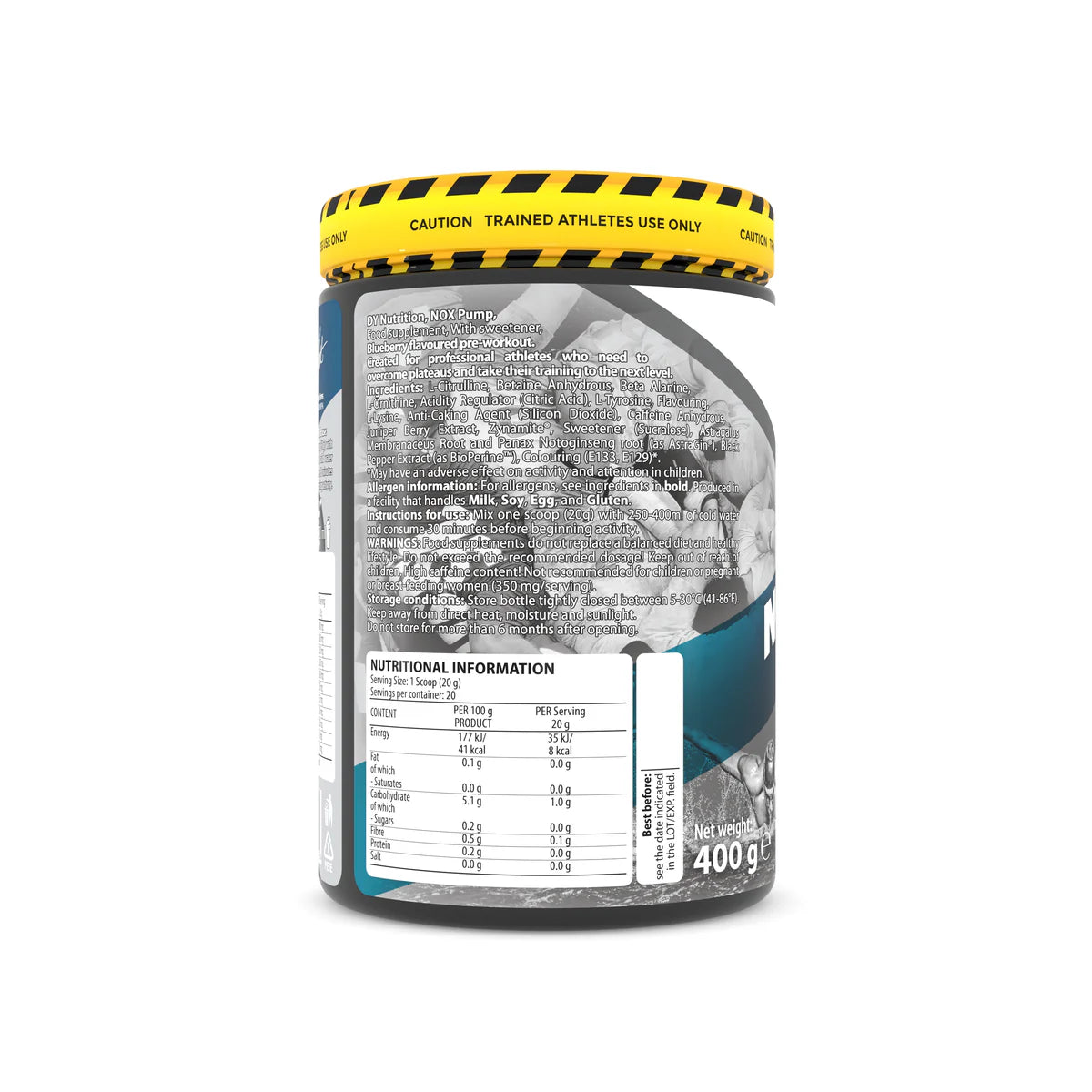 Nox Pump Ultimate - Extreme Pre Workout (Blueberry flavour)