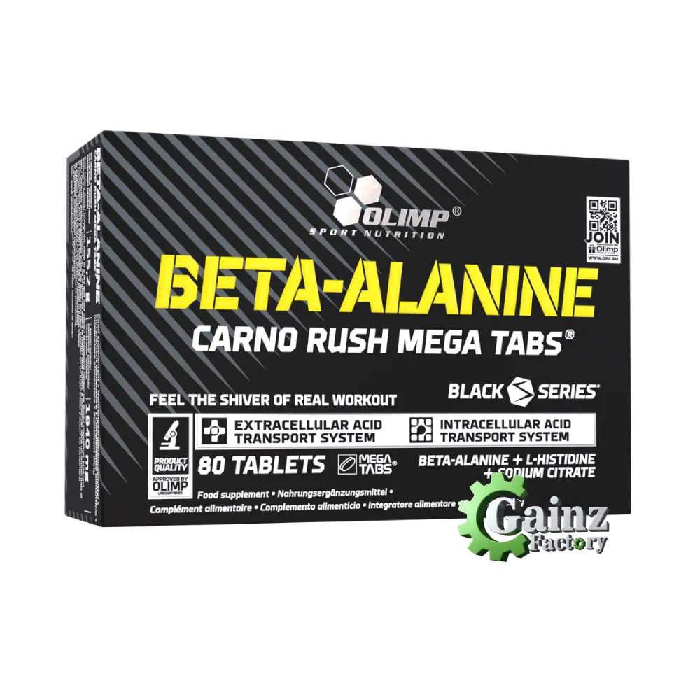 Beta-Alanine Carno Rush Mega Tabs – 80 Tablets