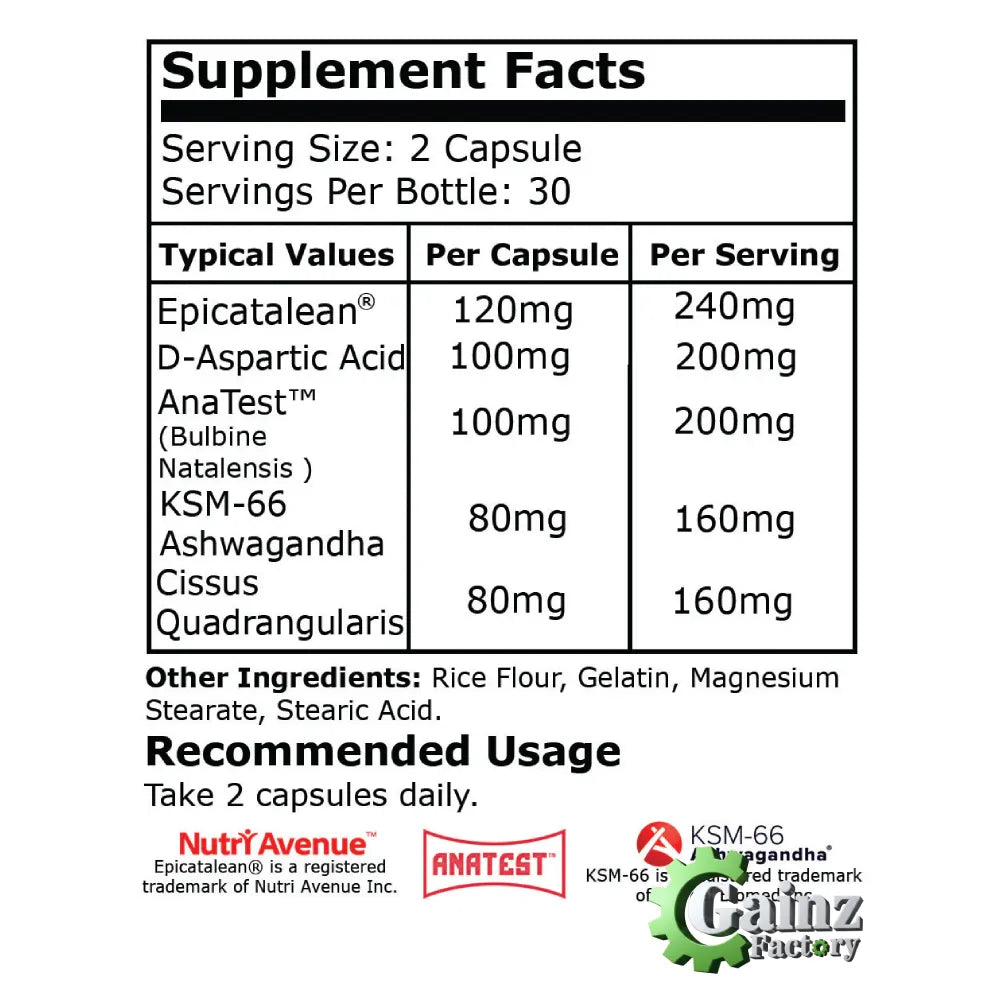 PCT - (Now with KSM-66 Ashwagandha)