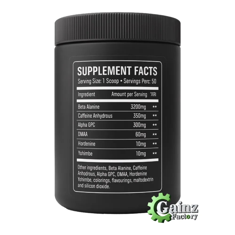 Fire Rage Ultra High Stim Preworkout