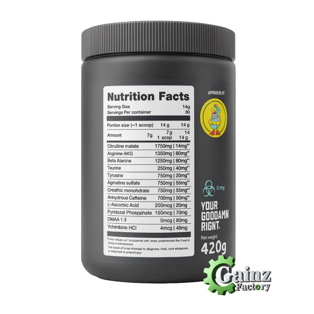 Heisenberg Pre Workout 420g