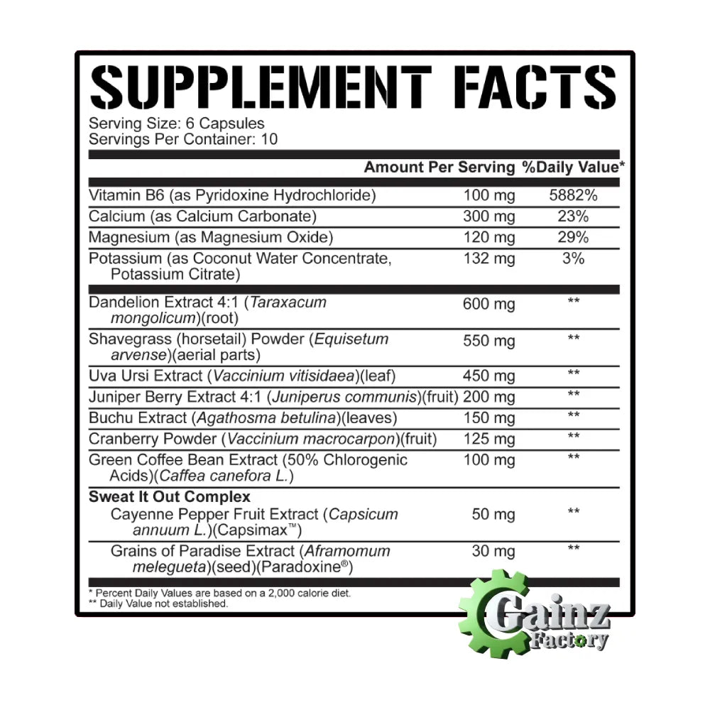 Stage Ready Diuretic