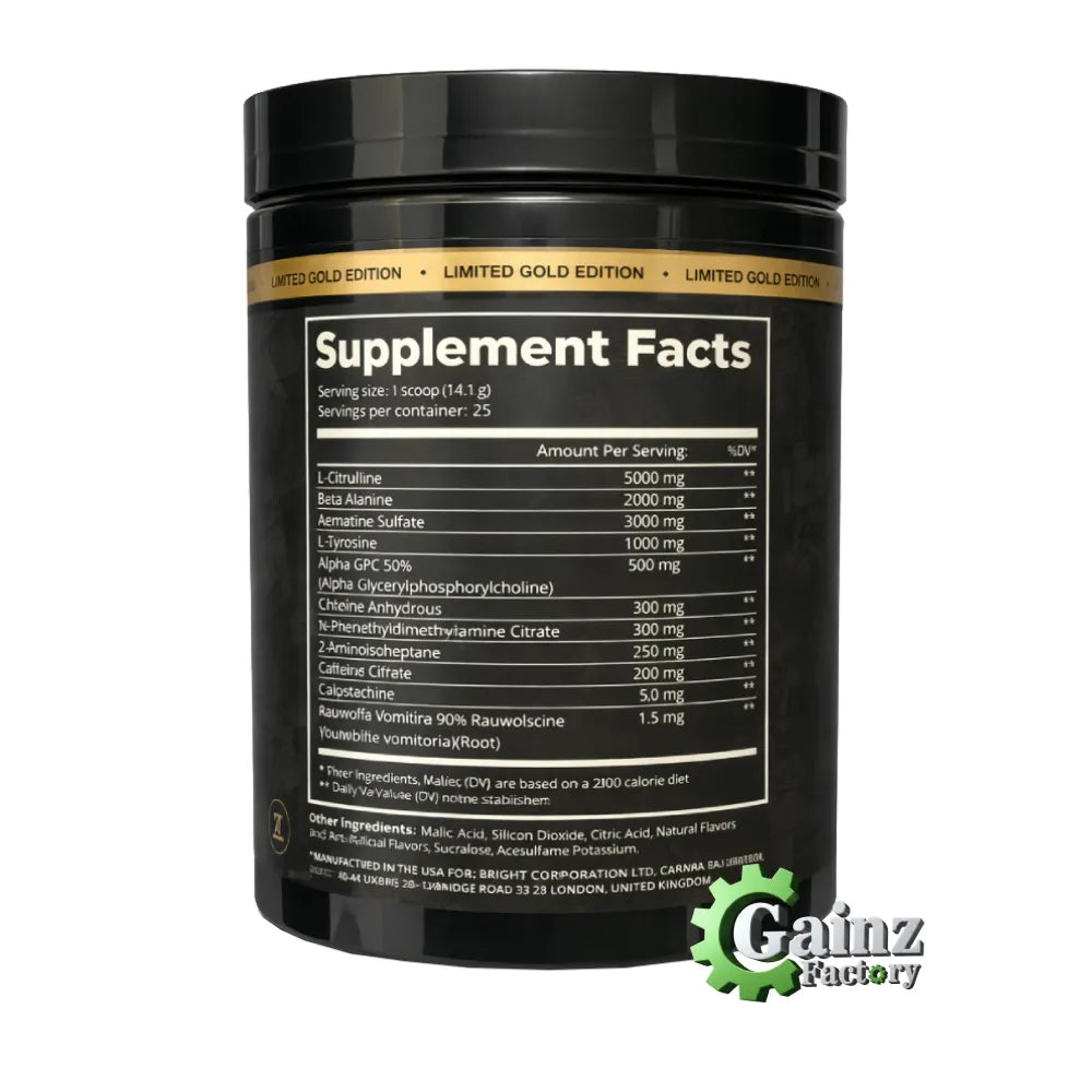 Dark Labs - Crack Gold Edition Preworkout - 25 Servings