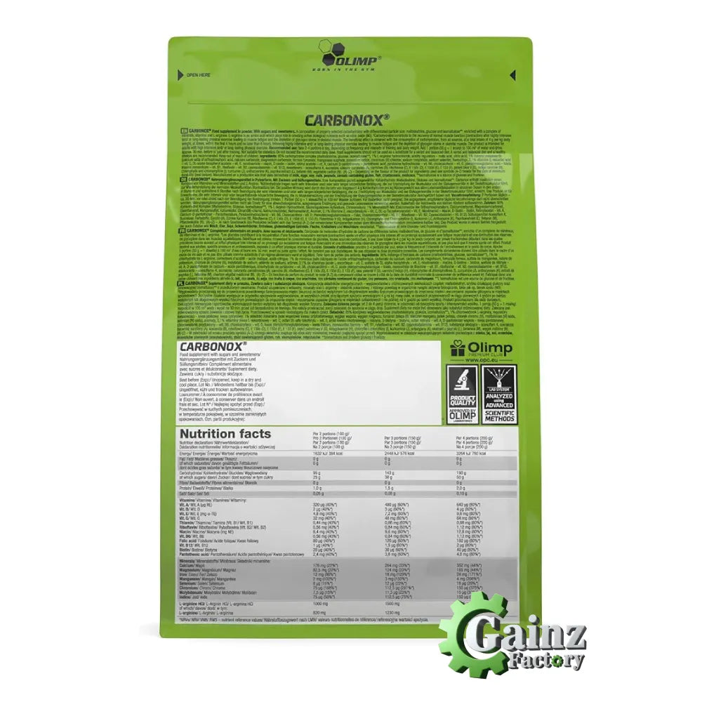 Carbo Nox Supplement Powder 1000g