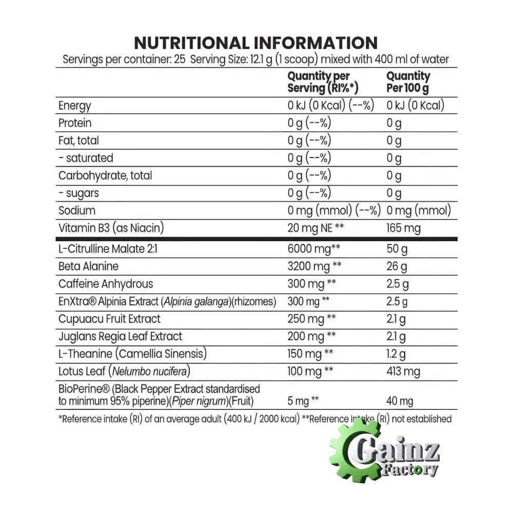 Bring The Chaos Extreme Pre-Workout