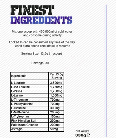 Gas Mark 10 Locked In Ultimate EAAs