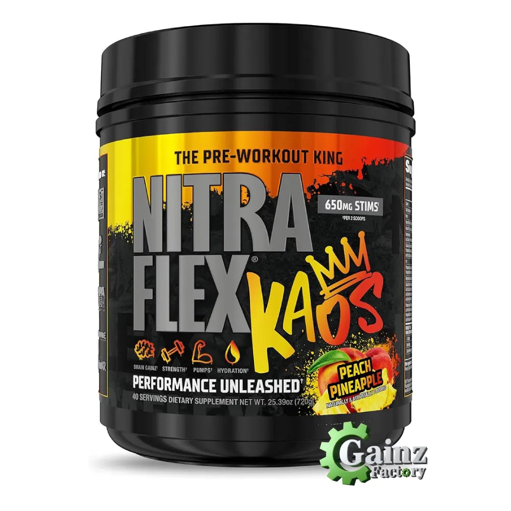 Nitraflex KAOS by GAT Sport – Ultra-Stimulant Pre-Workout for Energy, Pump & Focus