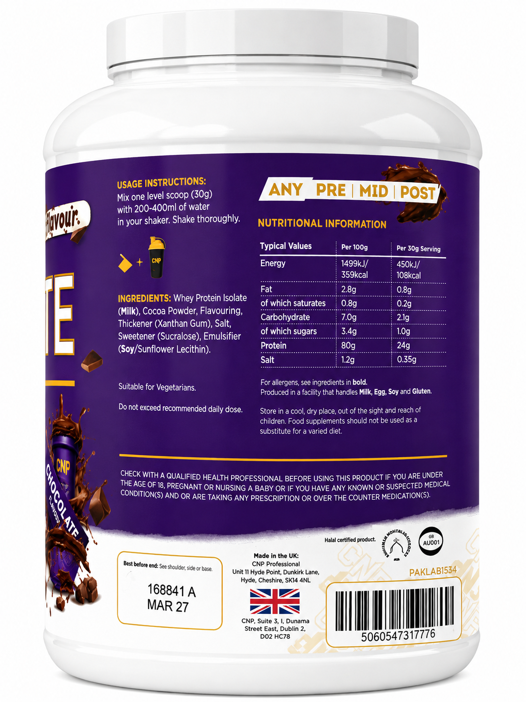 CNP - Isolate Protein 1.8kg