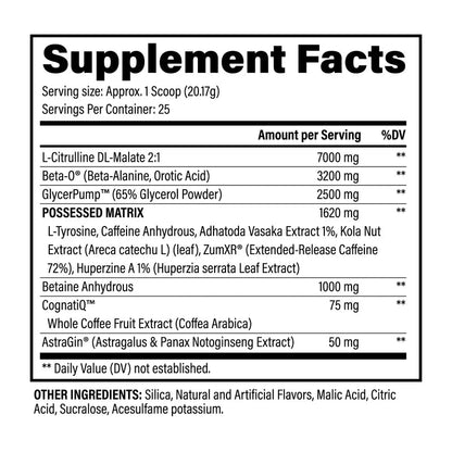 BLACK MAGIC - BZRK PREWORKOUT