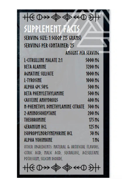 Vikings Labz ODIN Pre Workout