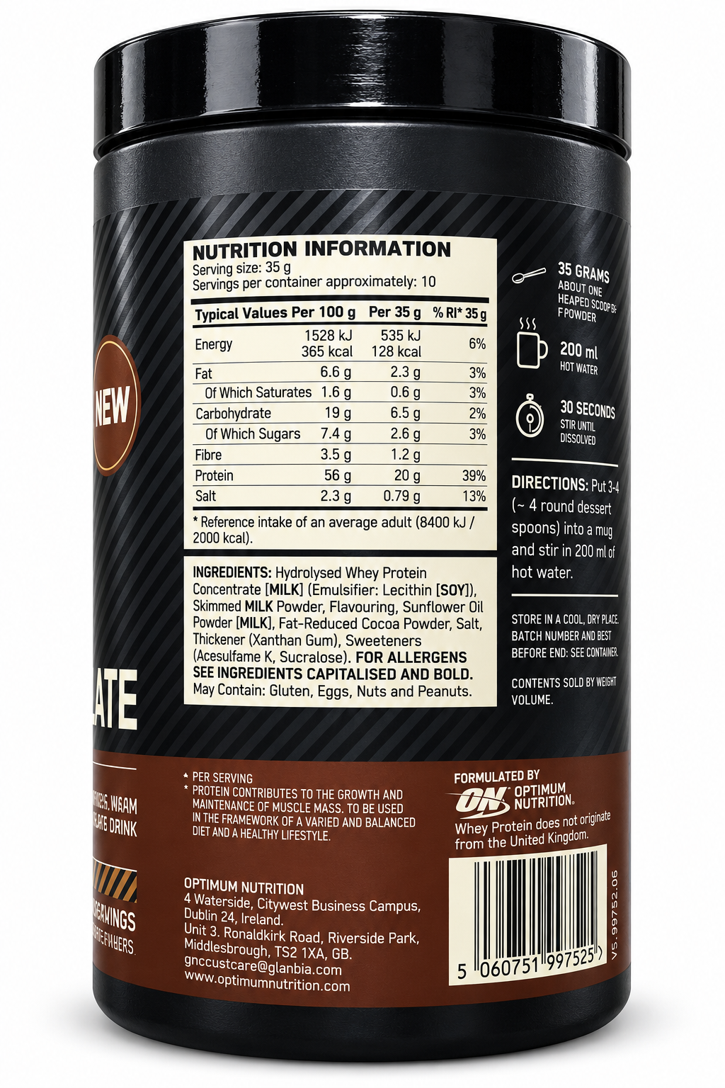Optimum Nutrition - Protein Hot Chocolate 350g