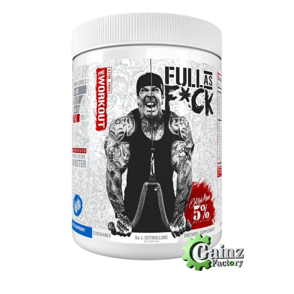 RICH PIANA 5% NUTRITION - FULL AF NITRIC OXIDE BOOSTER & NON-STIM PRE-WORKOUT ( Push Pop Flavour)