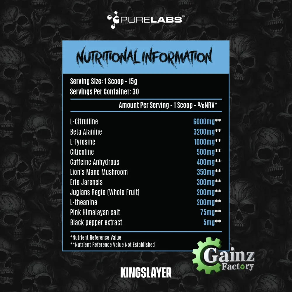 Kingslayer Pre-Workout - Summer solstice flavour