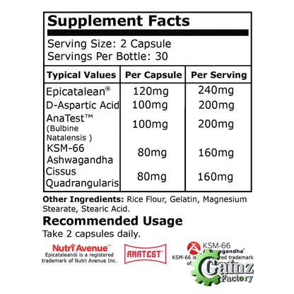 PCT - (Now with KSM-66 Ashwagandha)