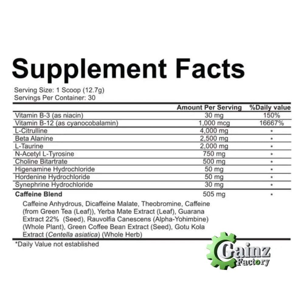 Rich Piana 5% - 5150 high Stim Preworkout (30 Servings)