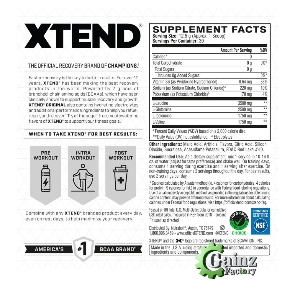 Xtend - Original BCAA (short dates)