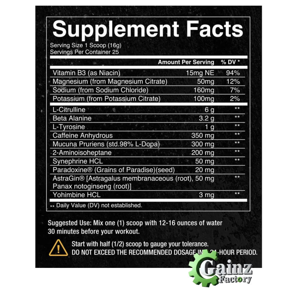 Condemned Labz Convict Elite Series Pre-Workout