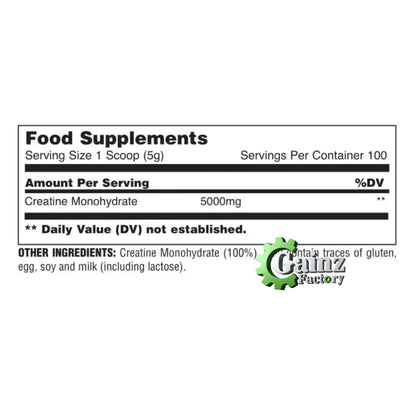 Animal Creatine Powder, Unflavored 500g