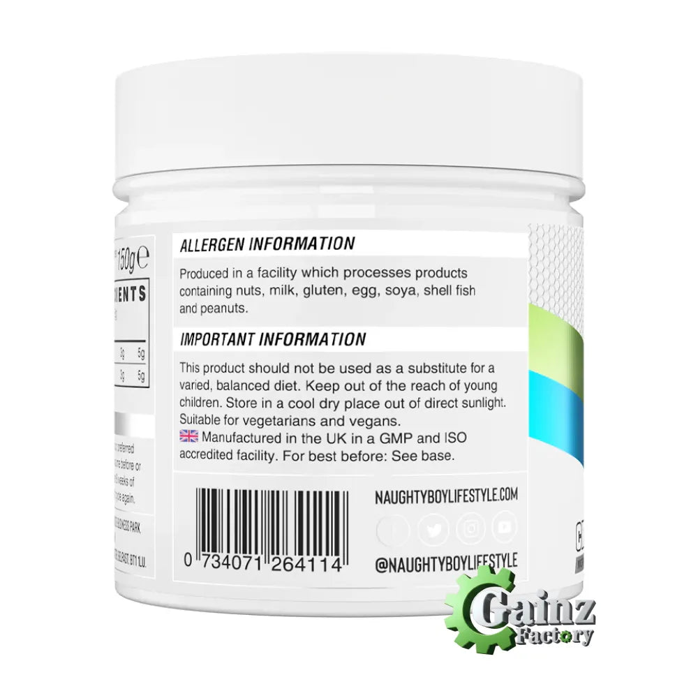 Naughty Boy Micronised Creatine Powder - 150 Serving