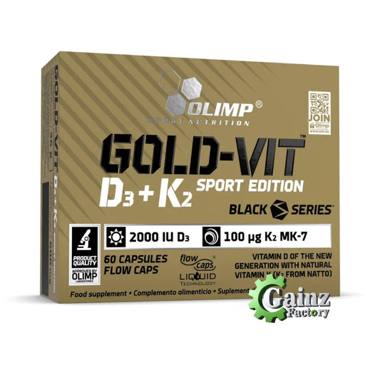 Gold-Vit D3+K2 2000 IU Sport Edition – 60 Capsules