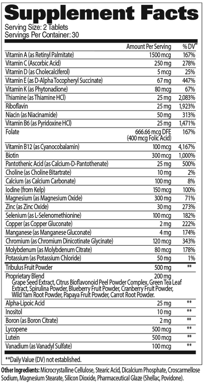 GAT Sport Men’s Multi + Test Multivitamin with testosterone support