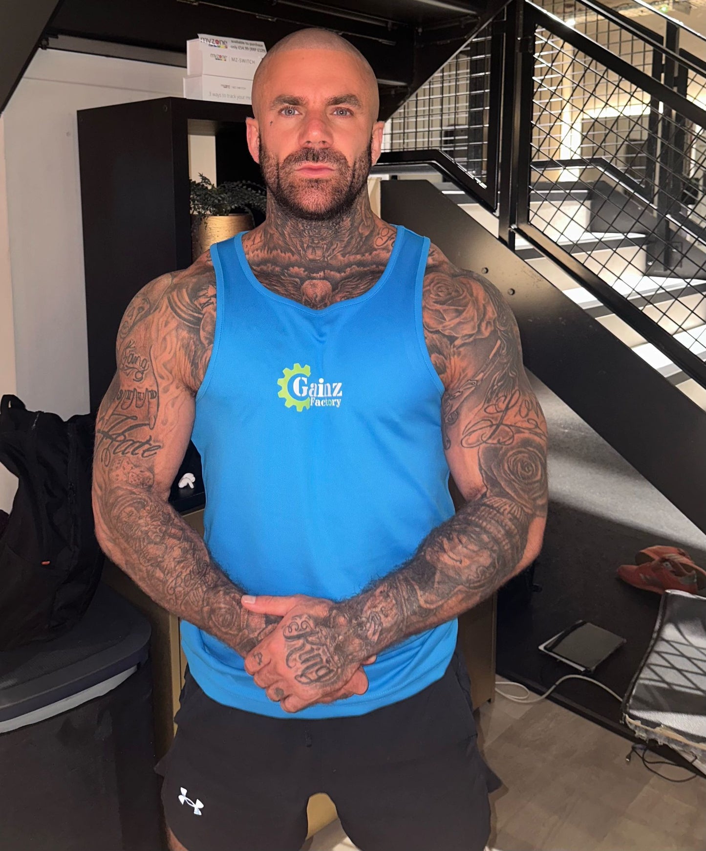 Gainz Factory Vest - Blue