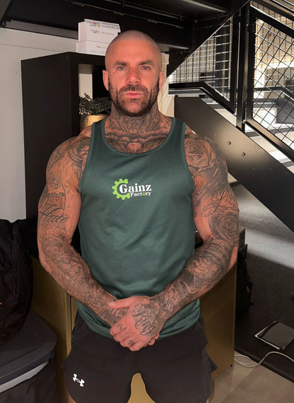 Gainz Factory Vest - Green