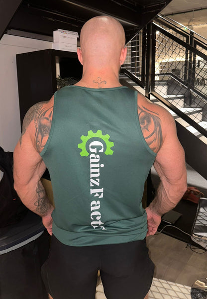 Gainz Factory Vest - Green
