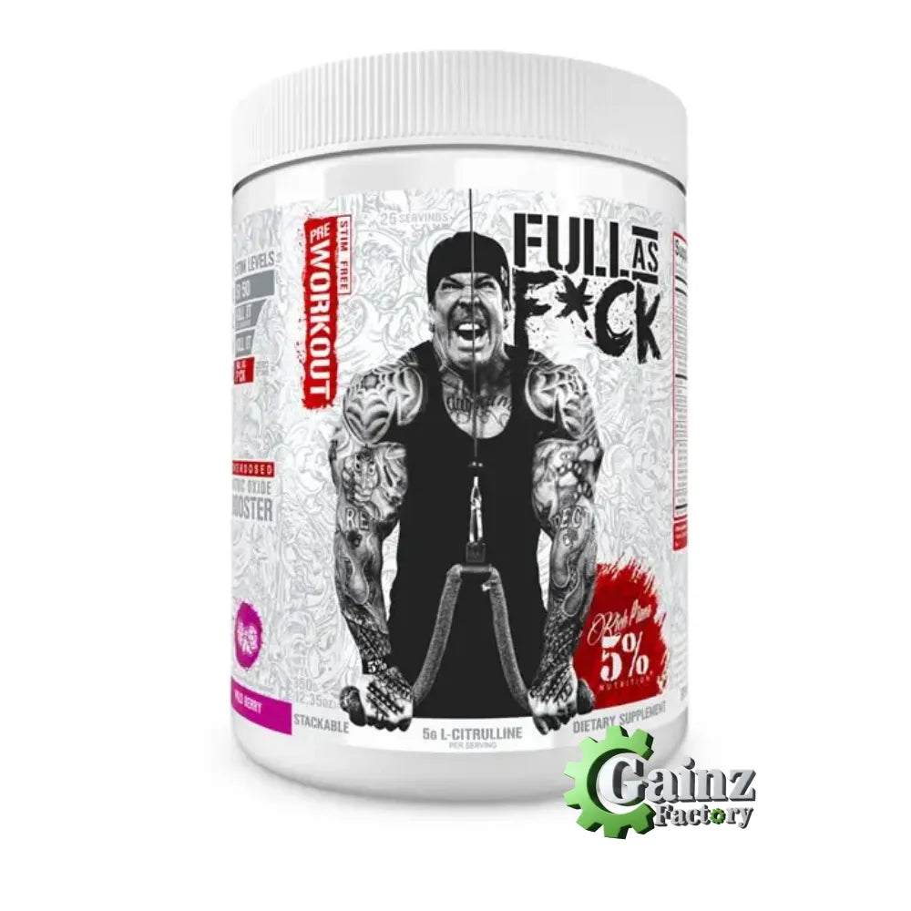 RICH PIANA 5% NUTRITION - FULL AF NITRIC OXIDE BOOSTER & NON-STIM PRE-WORKOUT ( Push Pop Flavour)